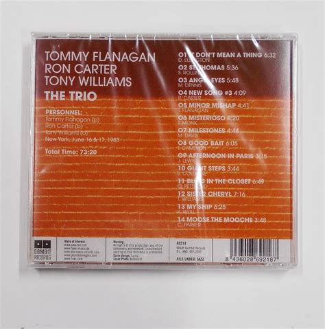 Cd Tommy Flanagan Ron Carter Tony Williams The Trio