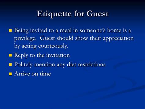 PPT - Etiquette Chapter 19 PowerPoint Presentation, free download - ID ...