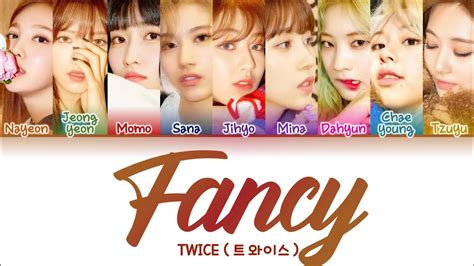 Twice Fancy Color Coded Lyrics Eng Rom Han Youtube