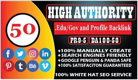 I Will Combine 30 High Authority Pr9 And 20 Edu Gov Backlink