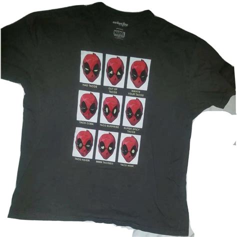 Deadpool Tacos Faces We Love Fine T Shirt Marvel Gem