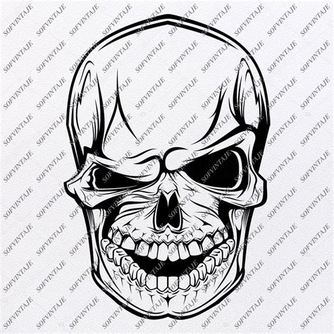 Cool Skull Svg