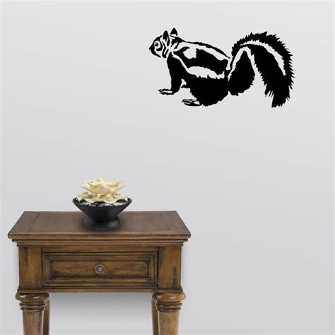 Gray Squirrel Wall Decal