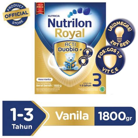 Jual Nutrilon Royal Vanilla Gr Susu Formula Anak Shopee Indonesia