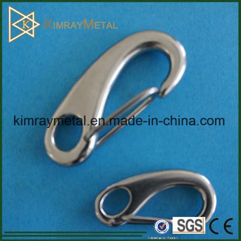 Stainless Steel Egg Type Spring Snap Hook China Snap Hook And