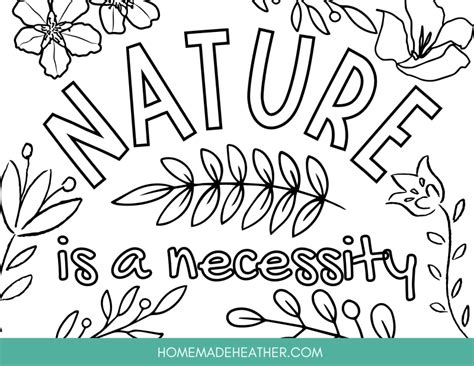 free printable nature coloring pages for kids best coloring pages for ...