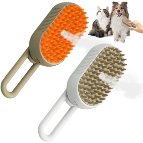 Brosse pour chat Brosse Chien Chat à Vapeur 3 En 1 Peigne De Massage