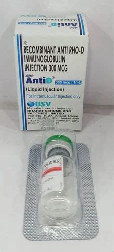 Anti Rh D Immunoglobulin Mcg Ml Antid Mcg Ml Injection