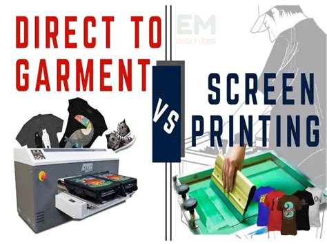 Dtg Vs Screen Printing Explanation Pros Cons How Much It Costs