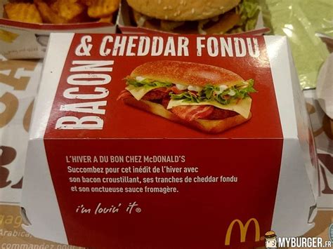 Photos De Bacon Cheddar Fondu Mcdonald S Par Qhyqhy Myburger Fr