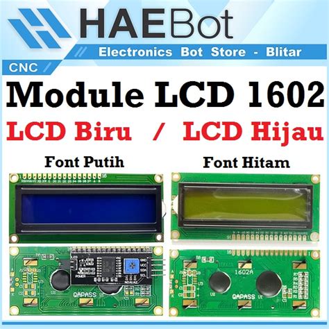 Jual Haebot Modul Module Lcd X V Background Biru Hijau