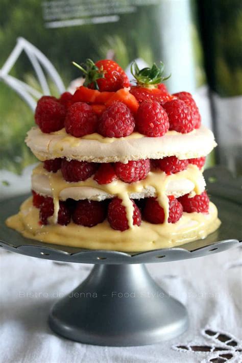 Recette De G Teau Meringu Aux Fraises Et Framboises Fra Ches