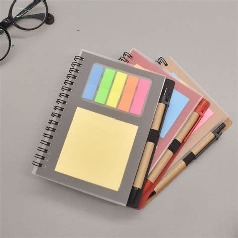 Kraft Post It Ringbinder Notebook Set Iwantcustomgift