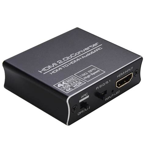 Extracteur Audio HDMI 4K60PS5 Vers Optique 5 1 ARC Extracteur