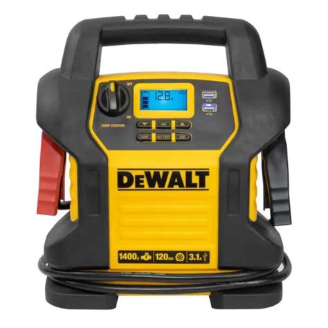 Dewalt Dxaej Peak Portable Car Jump Starter With Digital