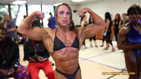 Womens Bodybuilding Backstage Prejudging Video From The Npc Usa