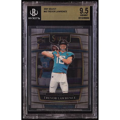 Trevor Lawrence 2021 Select 43 RC BGS 9 5 Pristine Auction