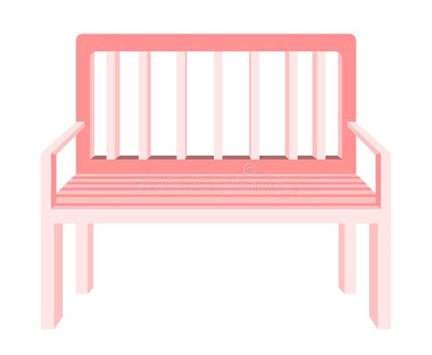 Park Bench Vector Iconcartoon Vector Icon Isolated On White Background Park Bench Stock Vector