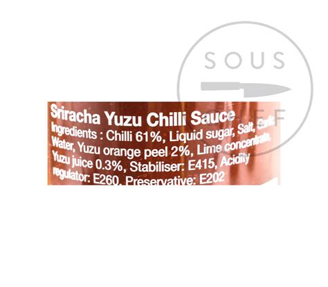 Buy Ingredients Flying Goose Sriracha Yuzu 455ml Online In Sous Chef Online Shop At Best Prices