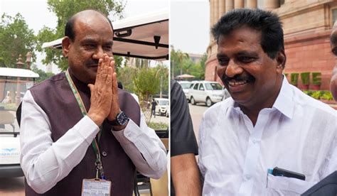 Om Birla Vs K Suresh Lok Sabha Set For First Speaker Election In