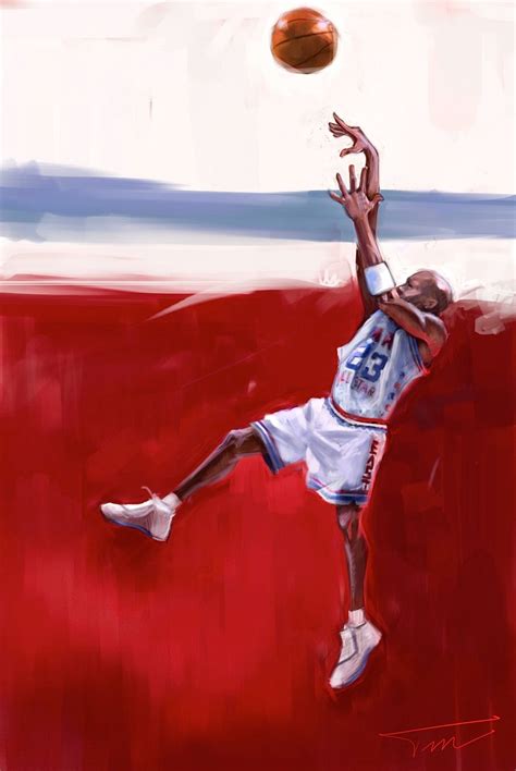 Drawings Of Michael Jordan Dunking