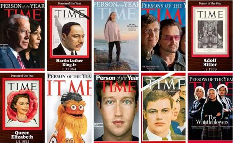 Revista Time Las Personas del Año de Time a lo largo de la historia