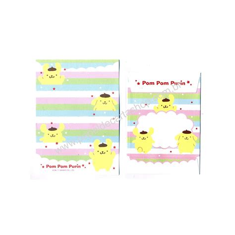 Ano 2011 Conjunto De Mini Papel De Carta PomPomPurin CLR Sanrio