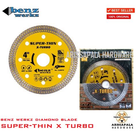 BENZ Mata Gerinda Potong Keramik Granit Diamond Blade X TURBO Super