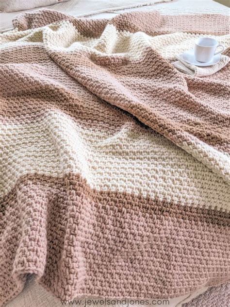 Free Striped Crochet Blanket Patterns Blitsy