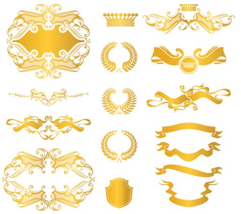 14 Gold Vector Border Images - Gold Borders and Frames, Gold Border ...