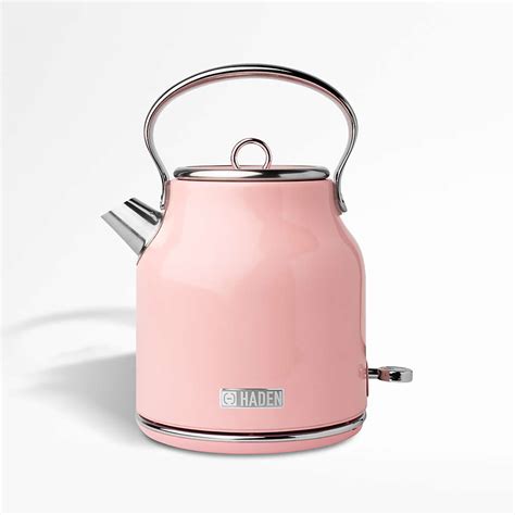 Haden Heritage English Rose Pink Electric Tea Kettle Reviews Crate