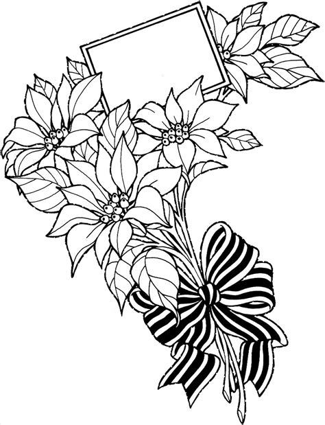 Shaded Flower Drawing | Free download on ClipArtMag