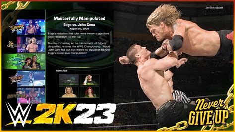 Wwe K Showcase Masterfully Manipulated Edge Vs John Cena