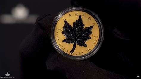 Unboxing Canada Oz Gold Maple Leaf Super Incuse Black Rhodium