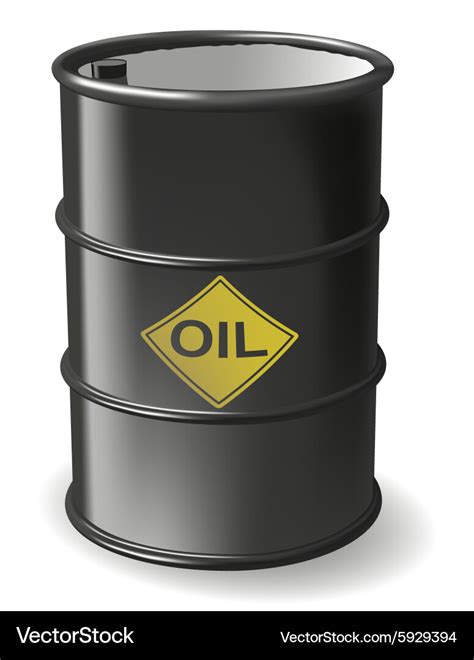 Oil Barrel Royalty Free Vector Image Vectorstock