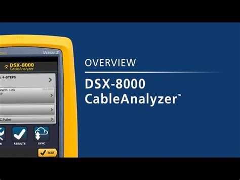 Cable Analyzer Fluke Dsx Cableanalyzer Series Copper Cable Certifiers