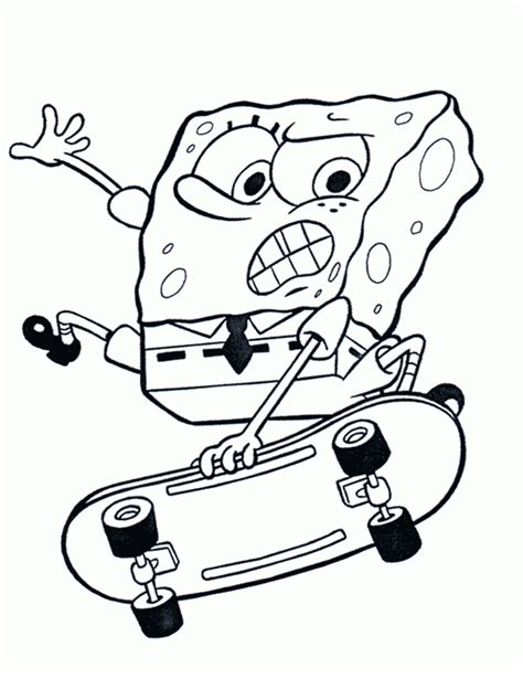 Kids Page Spongebob Coloring Pages For Kids