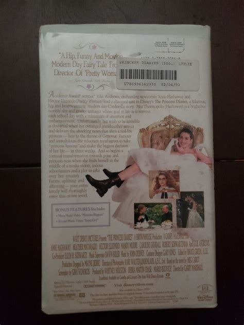 The Princess Diaries VHS 2001 786936162332 EBay