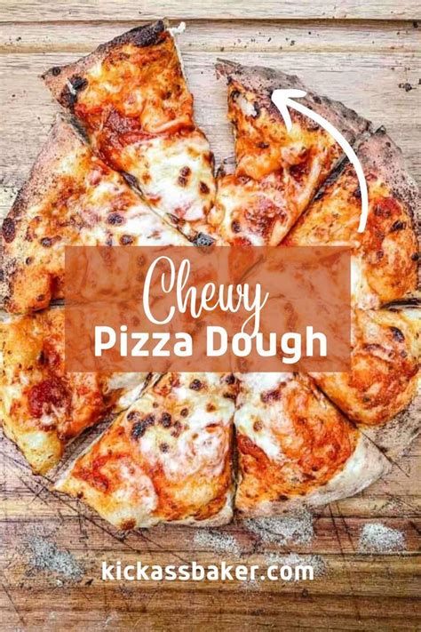 How To Make The Best Chewy Pizza Dough Recipe Crispy Crust Recipe Pizza Recipes Dough