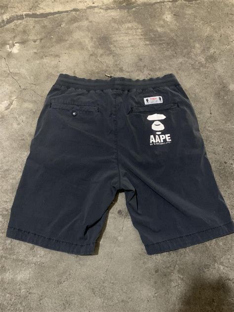 Aape Shorts By Bathing Ape Mens Fashion Bottoms Shorts On Carousell