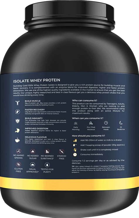 Buy NUTRABAY GOLD 100 WHEY PROTEIN ISOLATE CAFE MOCHA 2KG Online