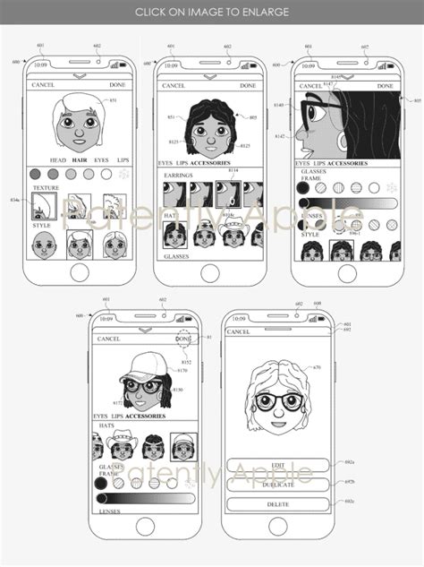 Apple Won 66 Patents Today Covering Smart Fabrics Memoji Creation UI