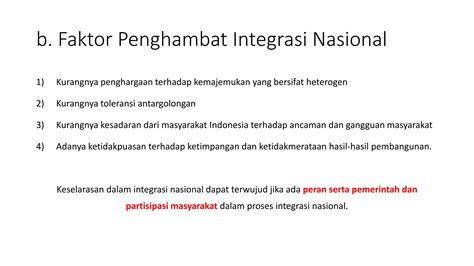 Integrasi Nasional Dalam Bingkai Bhinneka Tunggal Ika Ppt