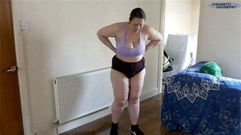 BBW Pathetic Work Out Attempt WMV Fishnethousepet Clips4sale