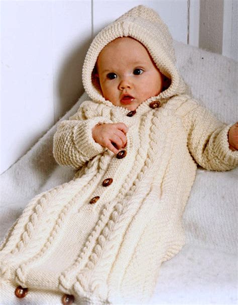 Knitting Pattern Baby Bunting Sleeping Bag Cocoon Sleep Sack Etsy