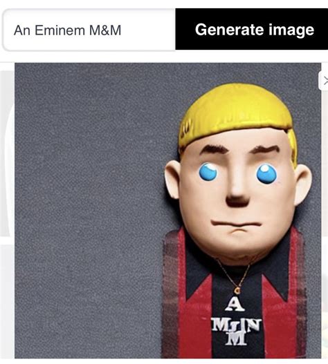 An Eminem M&M : r/weirddalle