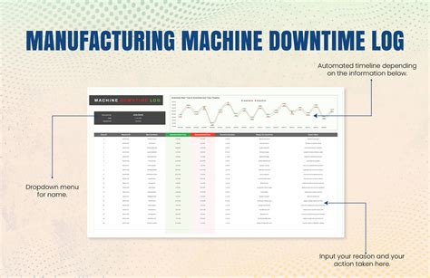 Manufacturing Machine Downtime Log Template In Excel Google Sheets