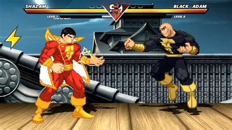 Shazam Vs Black Adam Highest Level Awesome Fight Youtube