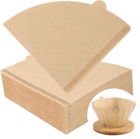 Coffee Filter Papers Pcs Unbleached Compatible With Size Filter