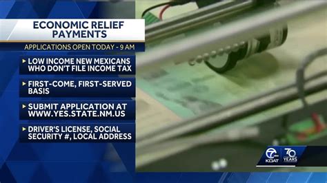 Applications For New Mexico Rebate Checks Begin For Non Tax Filers